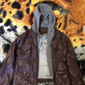 Leather jacket